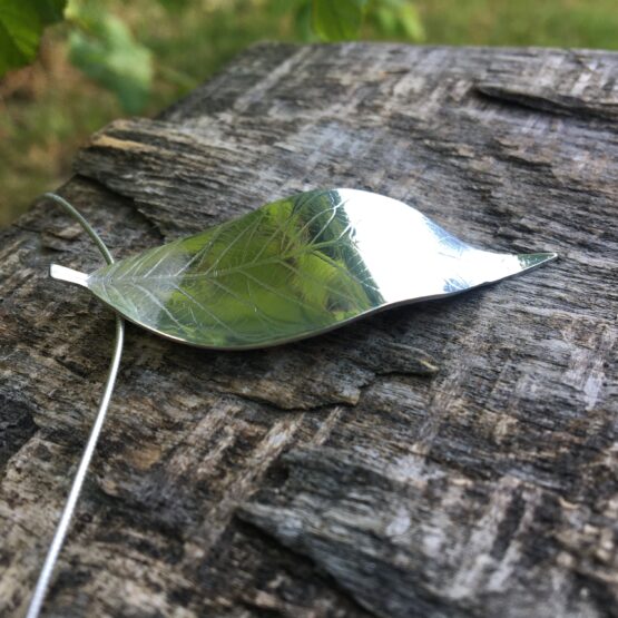 Chilli Designs leaf pendant