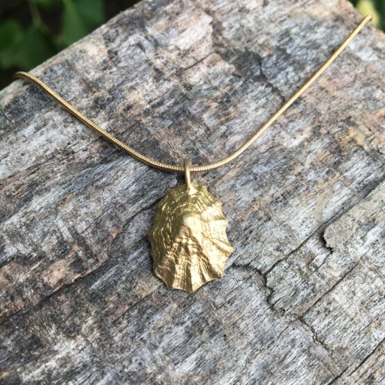 Chilli Designs gold plated limpet shell