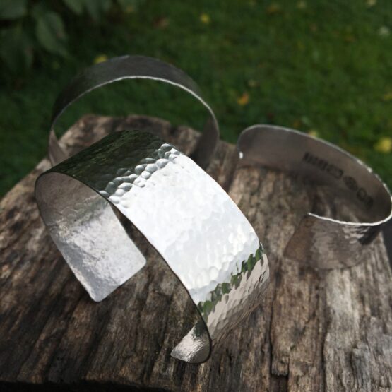Chilli Designs hammered cuff bangles