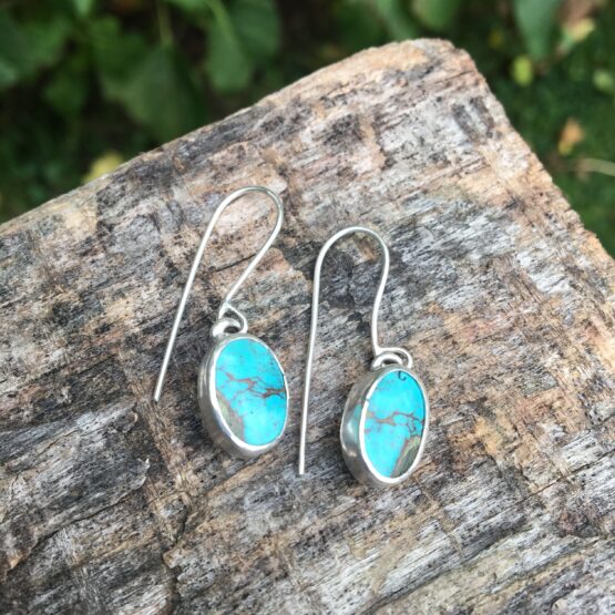 Chilli Designs turquoise drop earrings