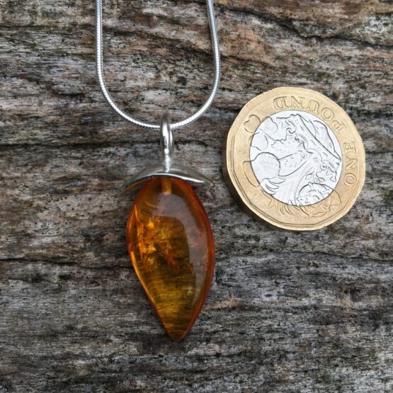 Chilli Designs Baltic amber pendant