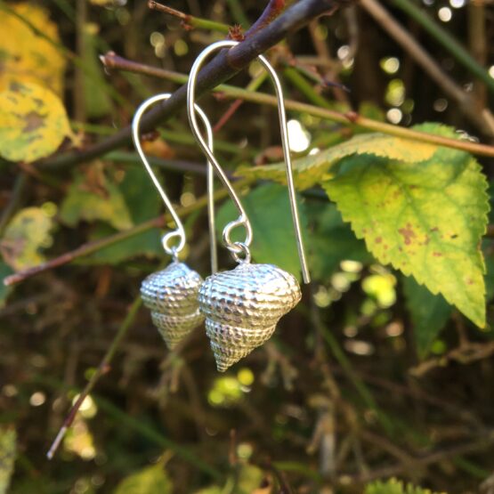Chilli Designs periwinkle drop earrings