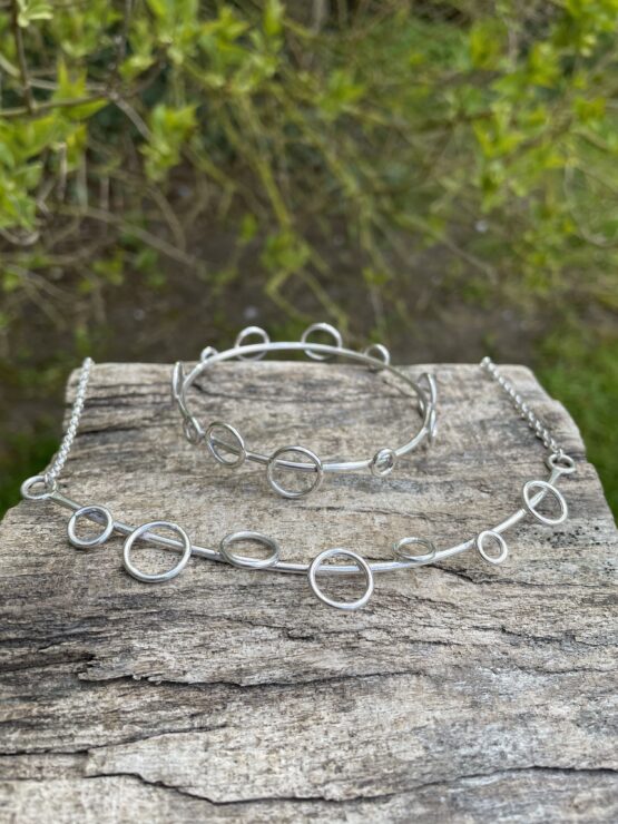 Chilli Designs circles bangle and necklace
