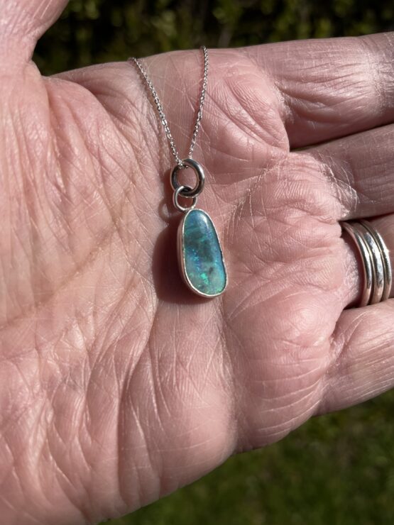 Chilli Designs freeform opal pendant