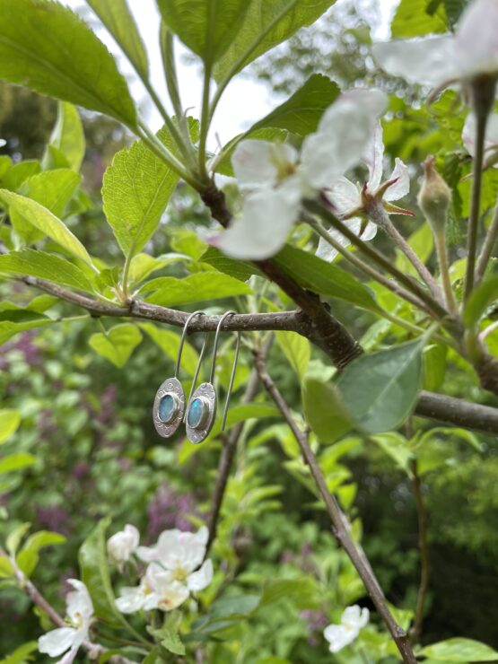 Chilli Designs drop opal earrings