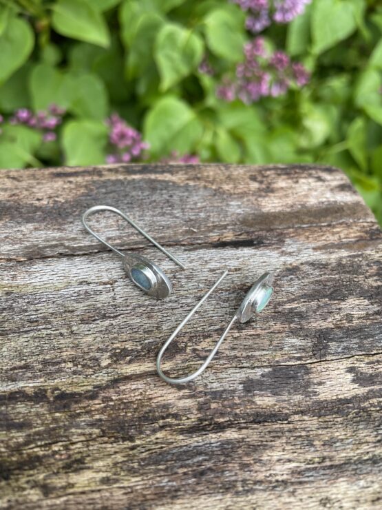 Chilli Designs drop opal earrings
