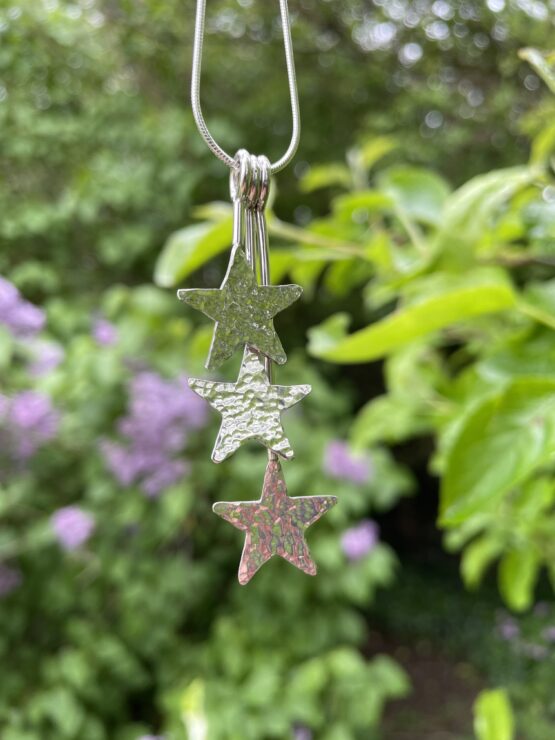 Chilli Designs three star drop necklace