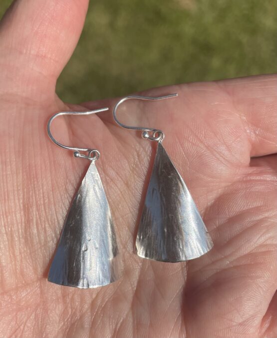 Chilli Designs large triangle drop earrings