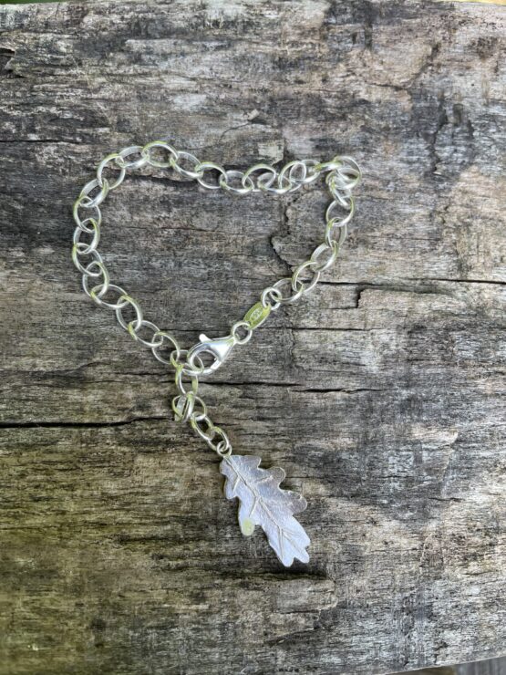 Chilli Designs oak leaf chain bracelet