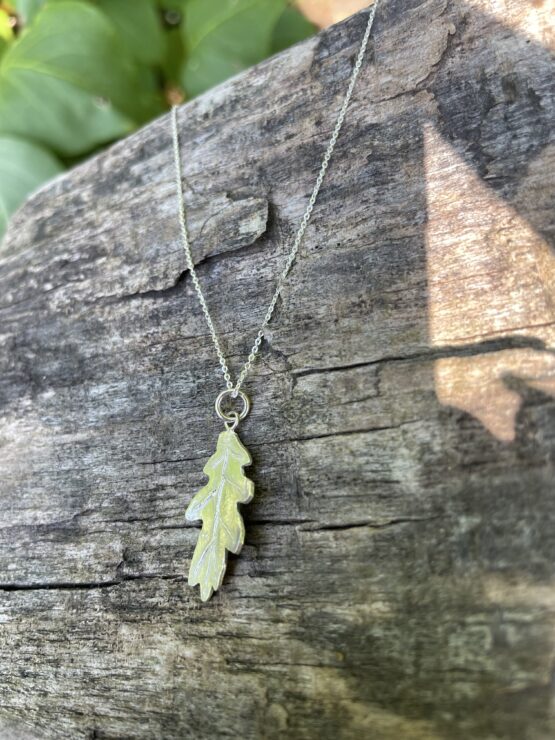 Chilli Designs oak leaf pendant