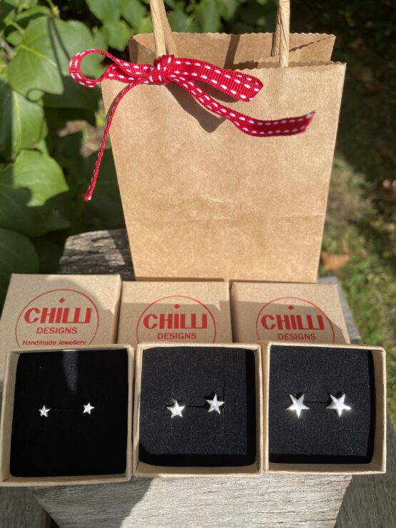 Chilli Designs star stud earrings
