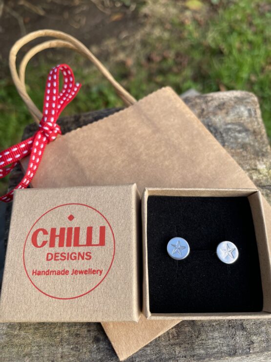 Chilli Designs single star stamp studs