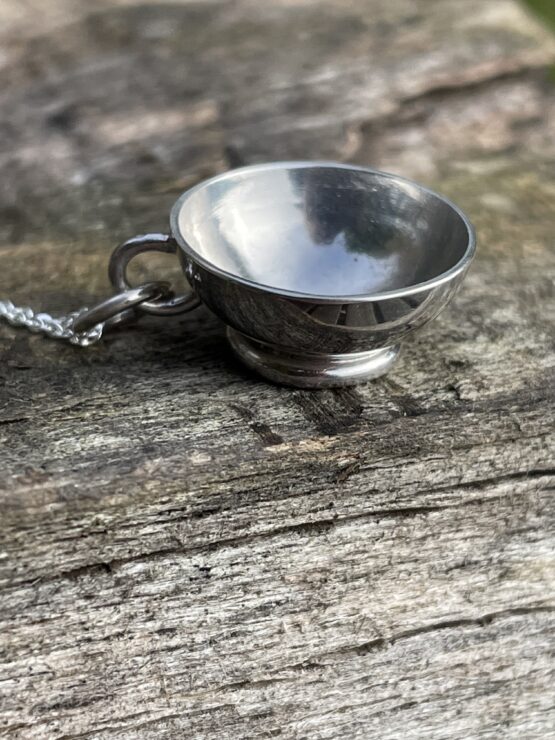 Chilli Designs tea coffee cup pendant necklace