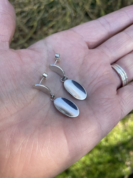 Chilli Designs double oval drop earrings