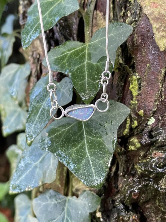 Chilli Designs Mintabie opal necklace