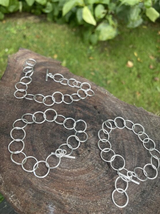 Chilli Designs silver circles bracelet