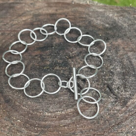 Chilli Designs silver circles bracelet