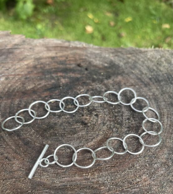 Chilli Designs silver circles bracelet